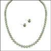 Simple grey pearl set - JPNM-2527 - Click here to View more details about this Product